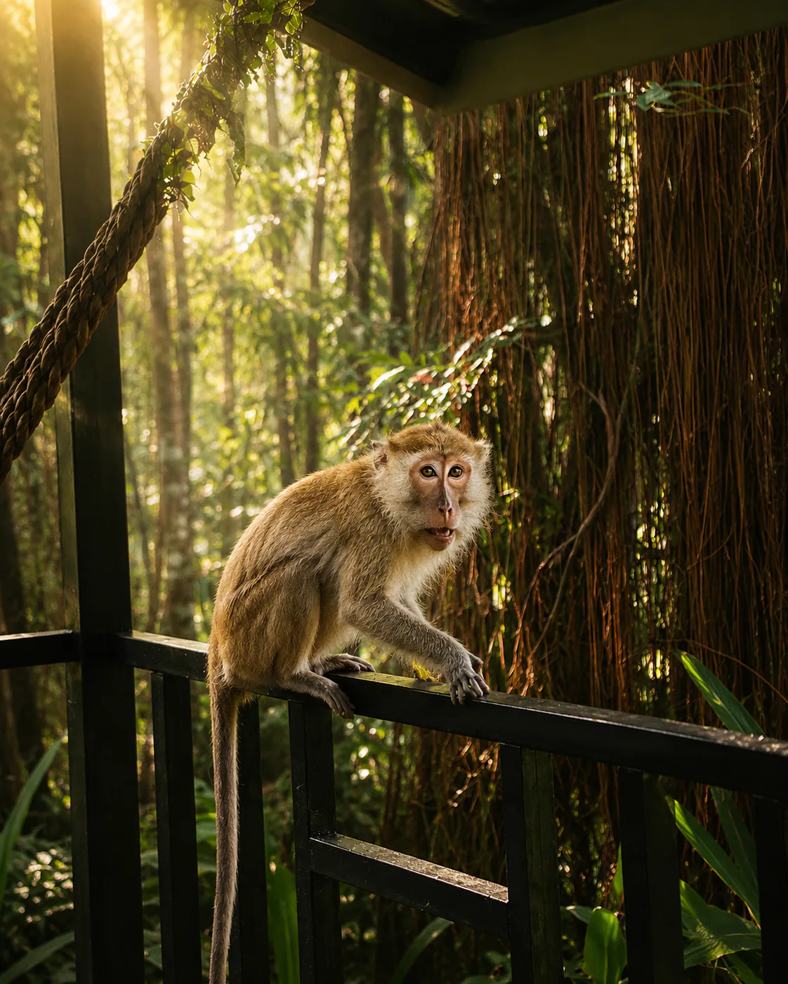Tropical wildlife photographed around Vanara Retreat