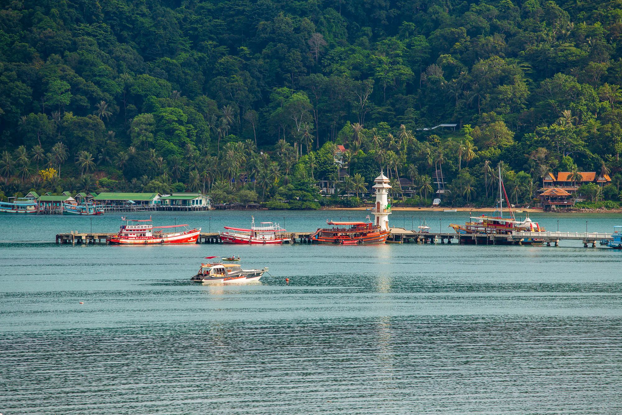 Bang Bao Pier and fishing village in southern Koh Chang