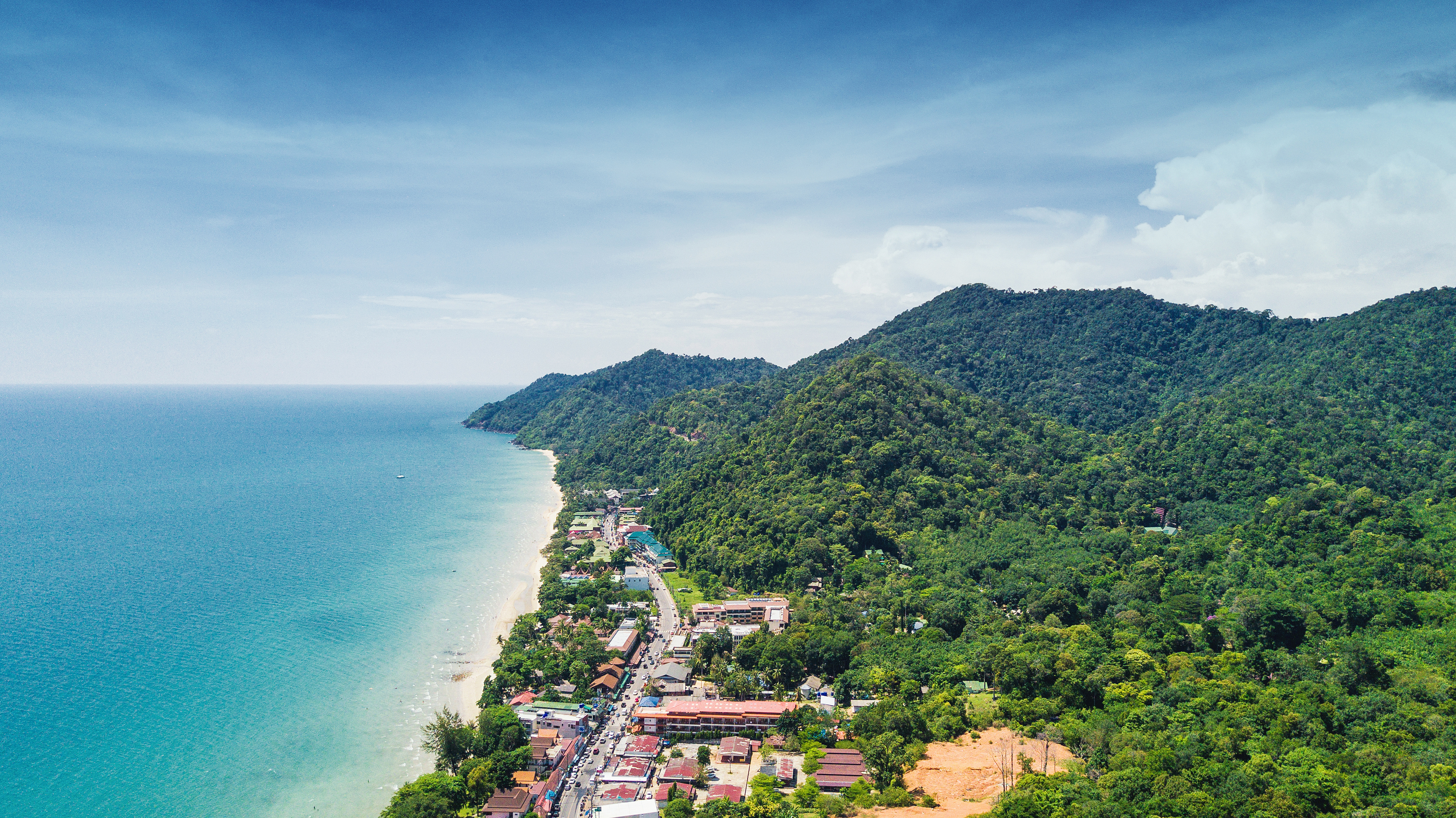 Panoramic aerial view of Koh Chang