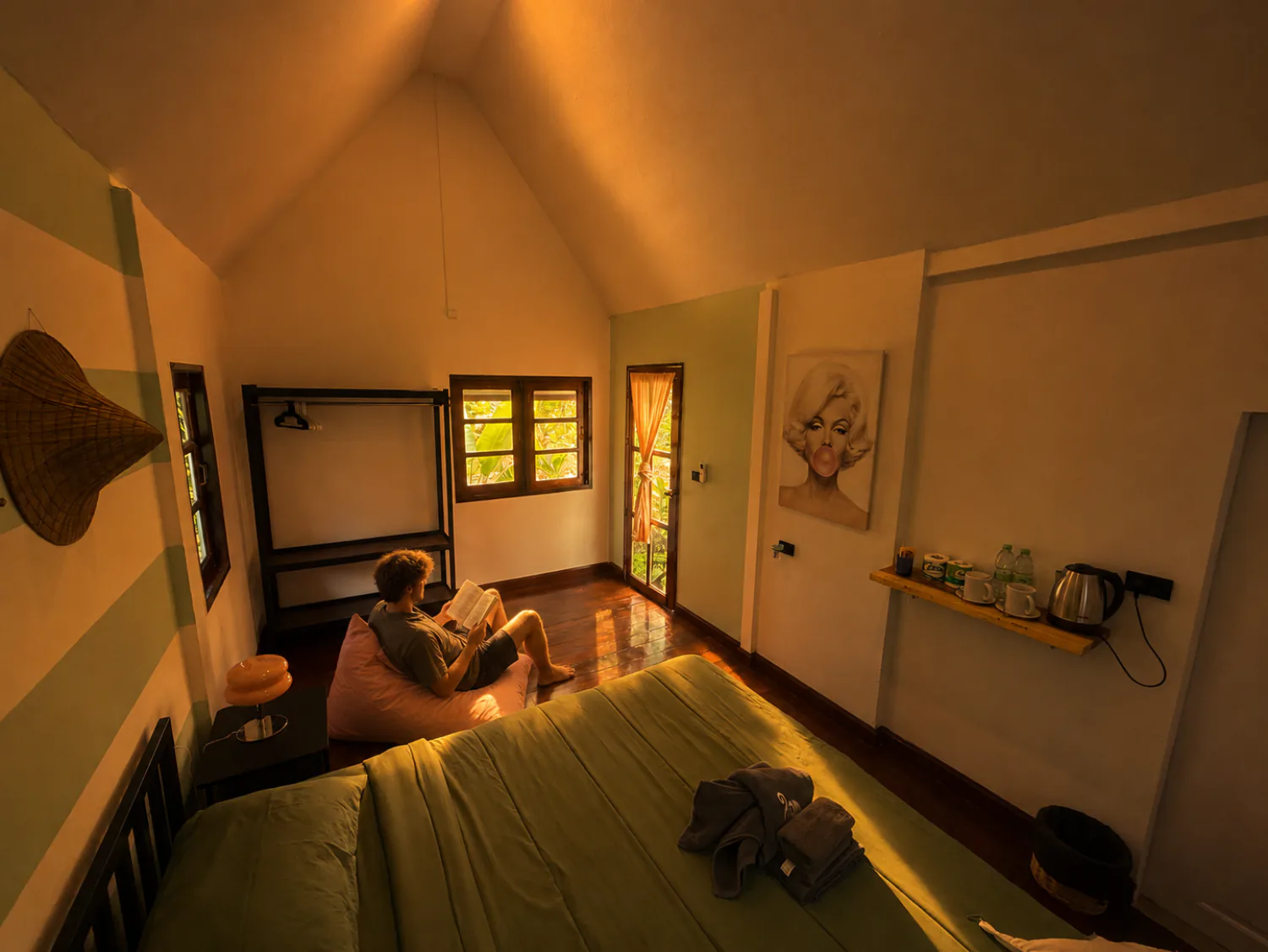 A relaxed garden moment at Vanara Retreat