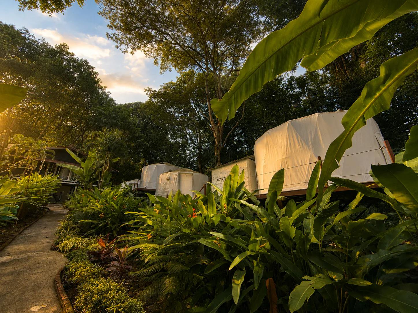 Private glamping yurt in the jungle of Koh Chang